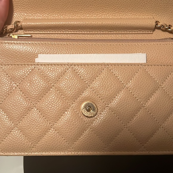 AUTHENTIC CAVIAR CHANEL CLASSIC WALLET ON CHAIN ✨ - Picture 8 of 10